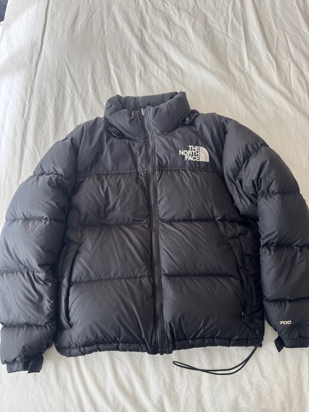 The North Face 700 Black Quilted Down Puffer Jacket